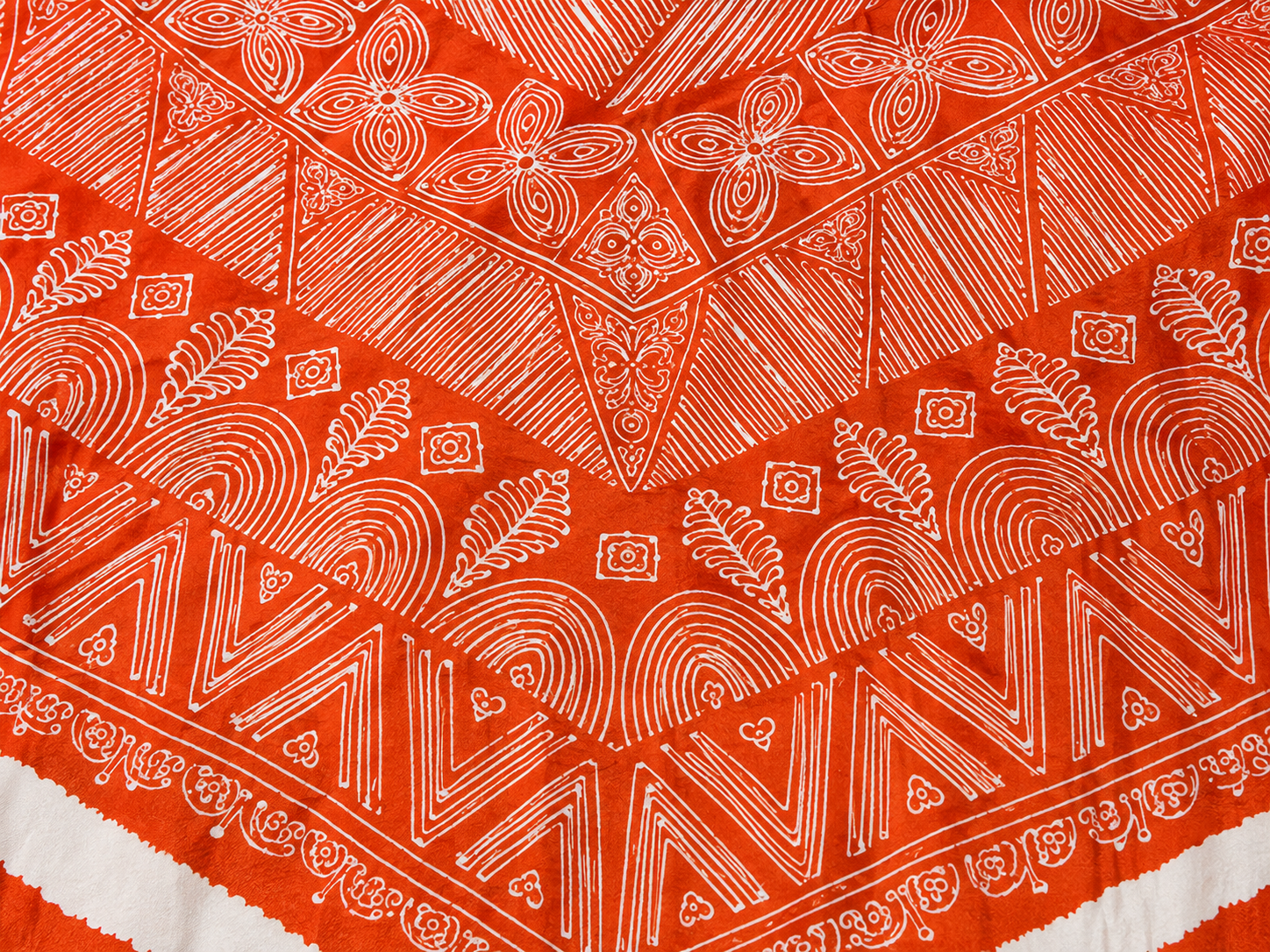 Orange Gajji Silk Co-Ord Set