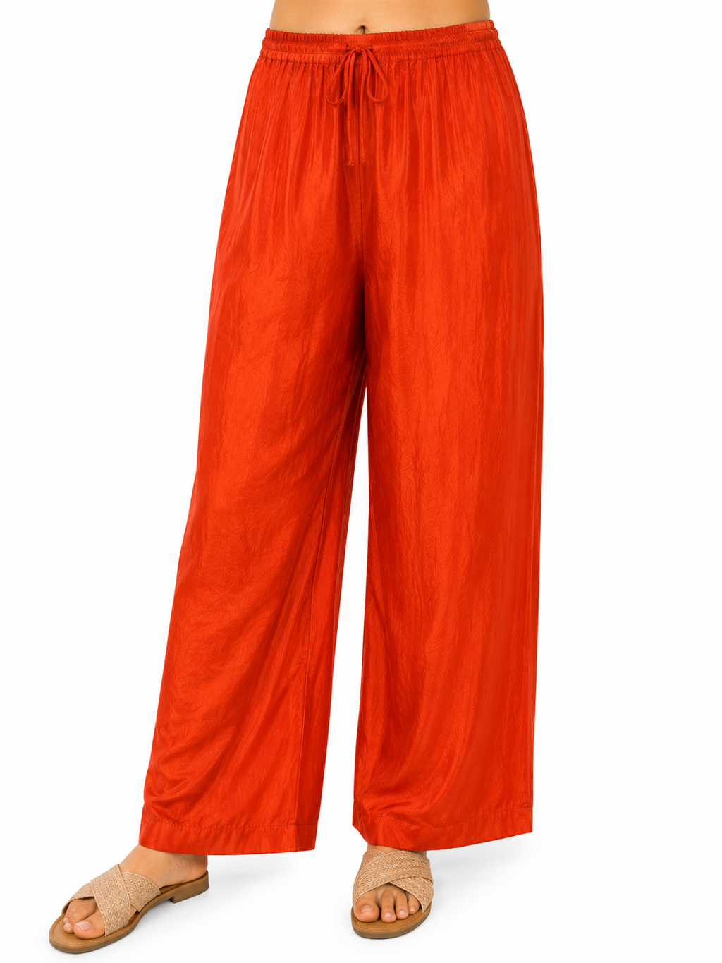 Orange Gajji Silk Co-Ord Set