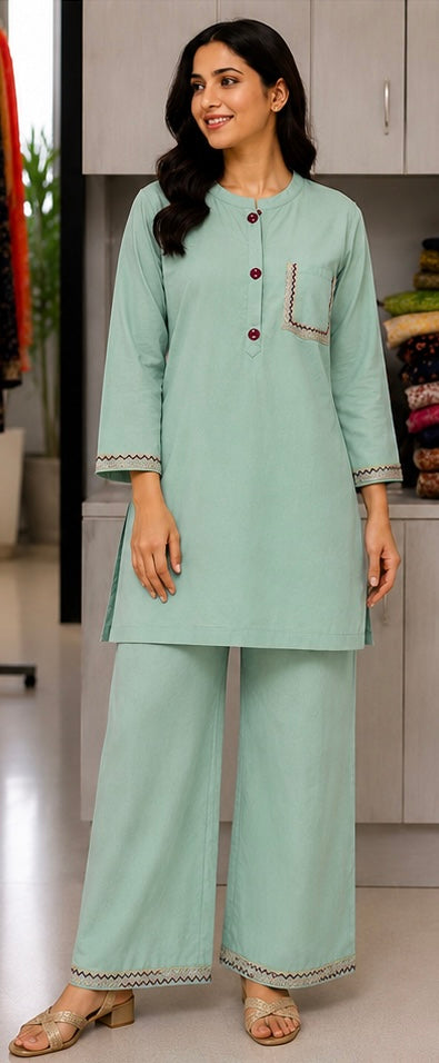 Mehreen Sage Elegance Co-ord set